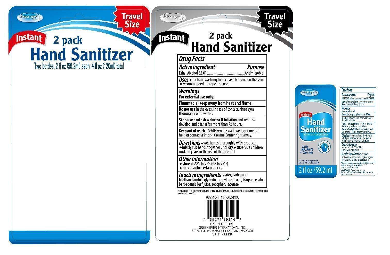 2-Pack Hand Sanitizer